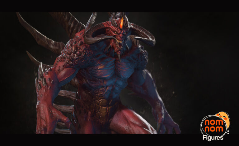 Dark Lord + Busto - Diablo - STL Files - STL Forge