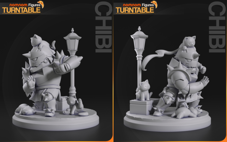Alphonse Elric Chibi - Full Metal Alchemist - STL Files - STL Forge