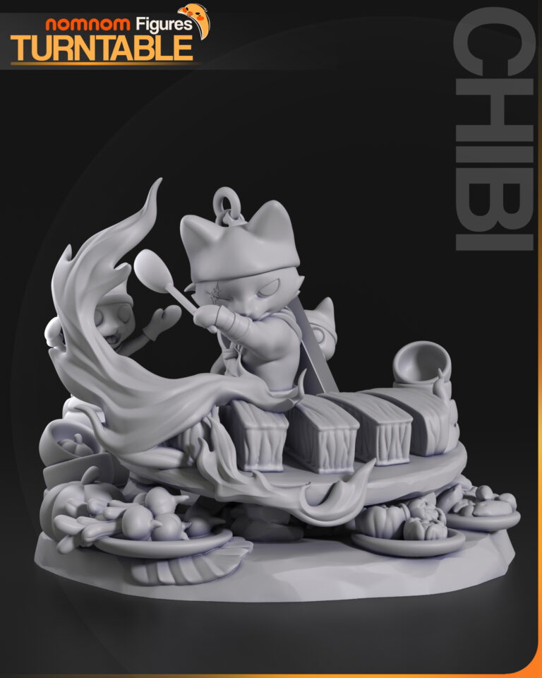 Meowscular Chef Chibi - Monster Hunter - STL Files