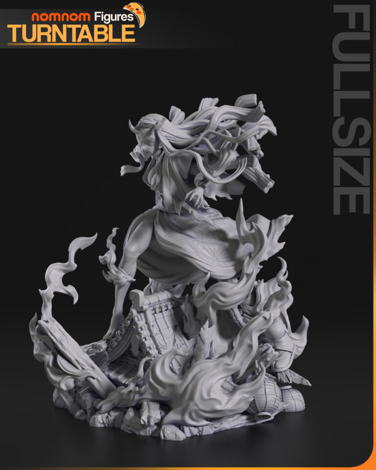 Nezuko Kamado 2 + Bust - Kimetsu no Yaiba - STL Files