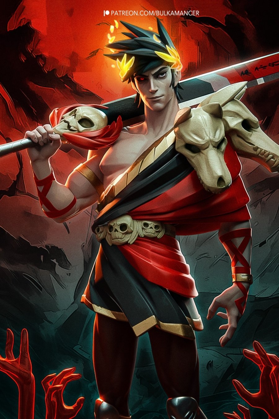 Zagreus cuerpo completo
