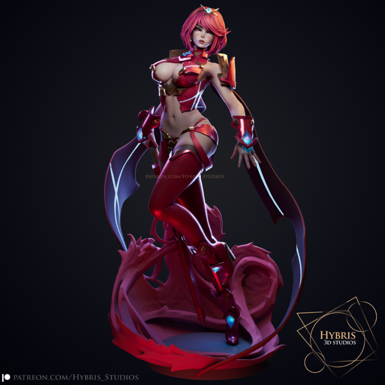 Pyra - Xenoblade Chronicles - STL Files - STL Forge