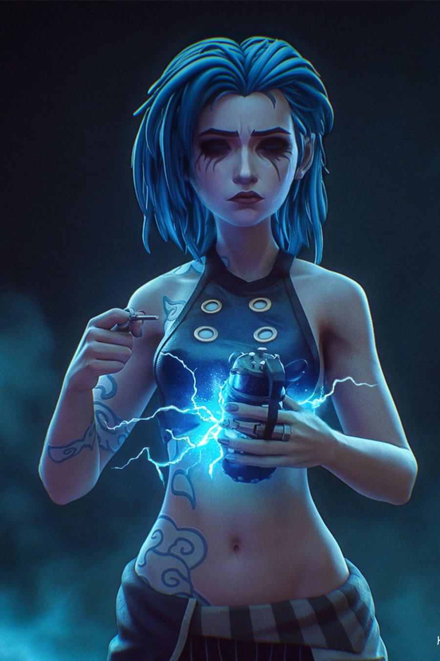 Broken Jinx cuerpo a la mitad