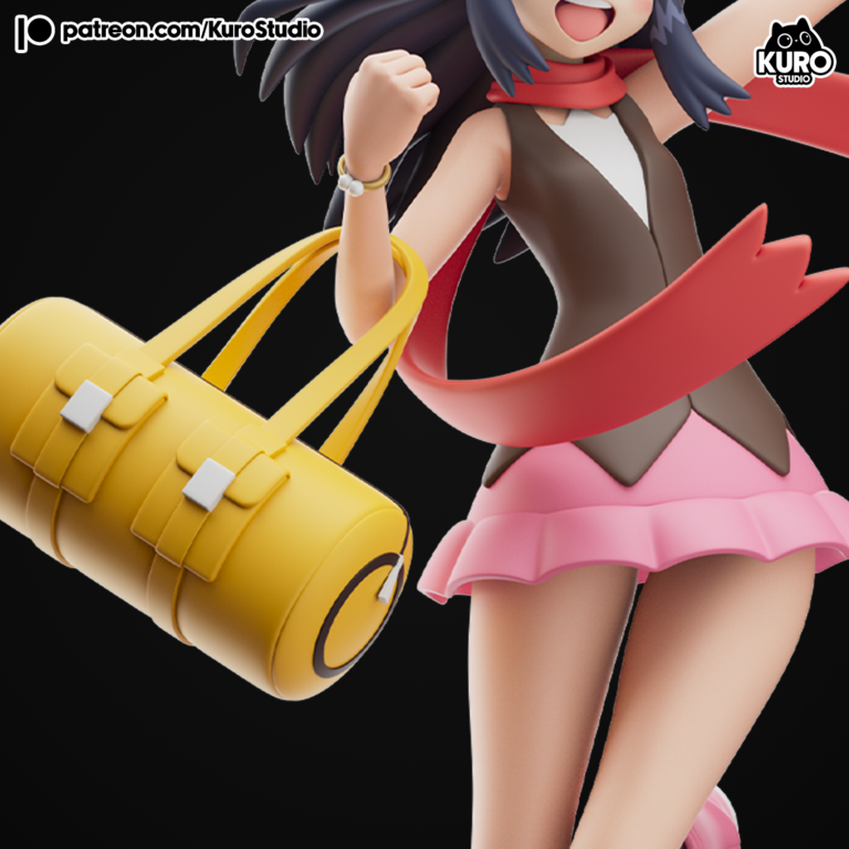 Dawn y Piplup - Pokémon - STL Files - STL Forge