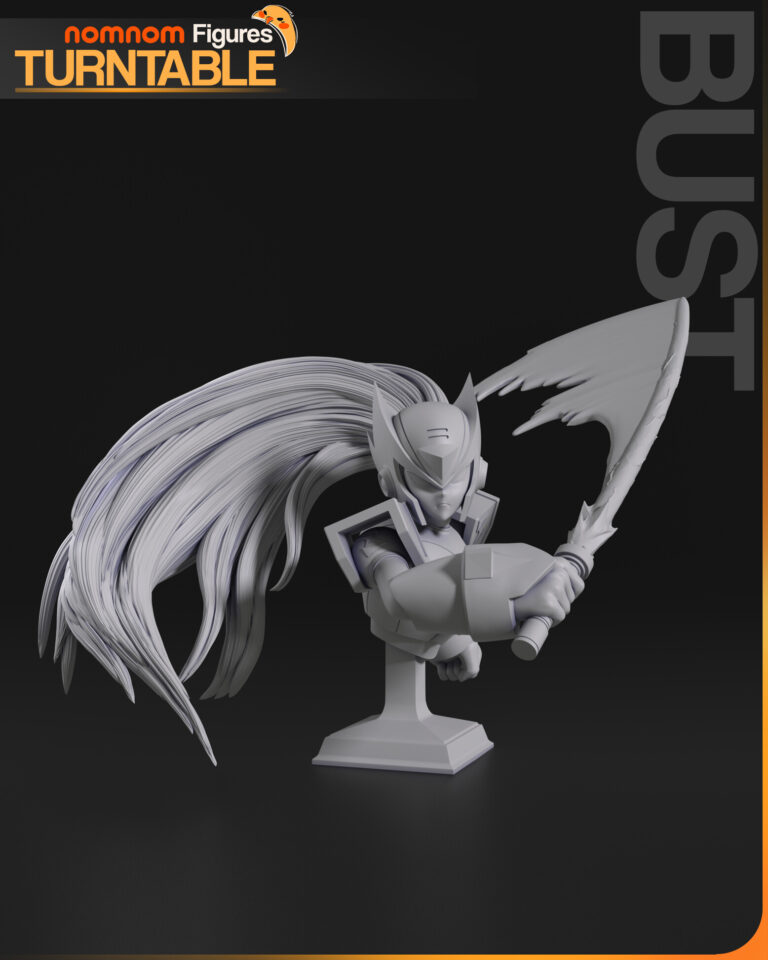 Zero + Busto - Mega Man - STL Files - STL Forge