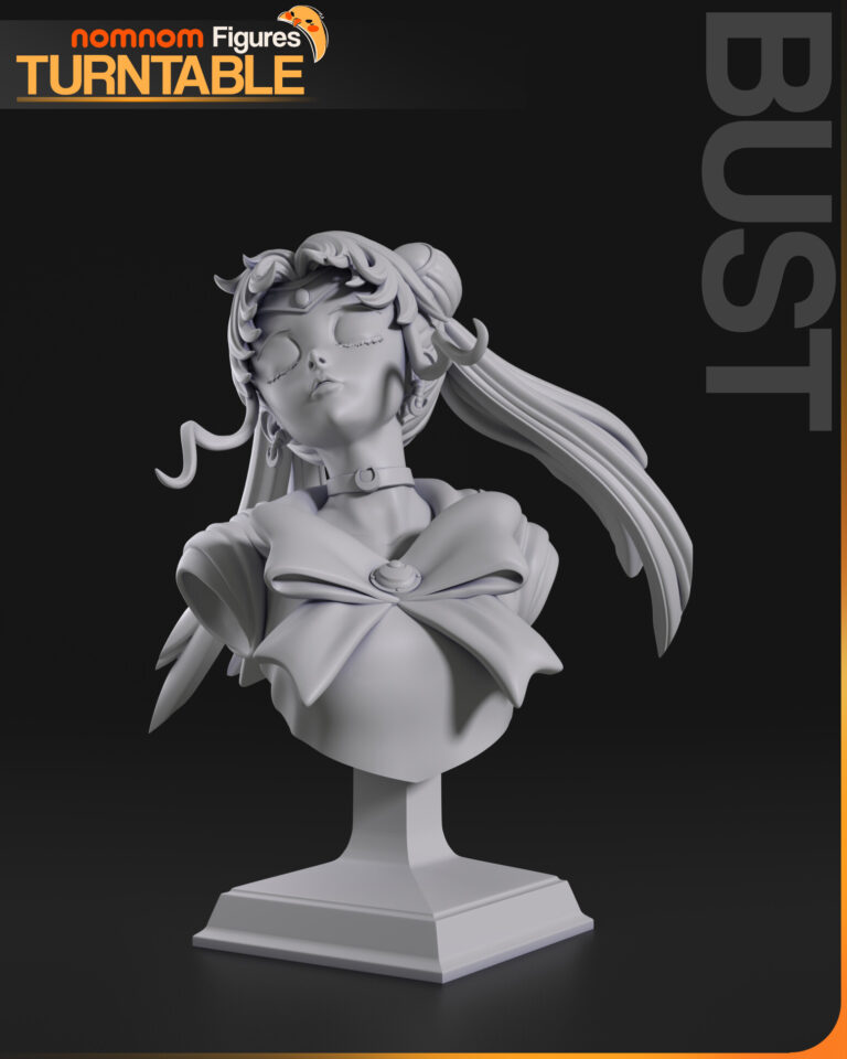 Usagi Tsukino 2 + Busto - Sailor Moon - STL Files - STL Forge