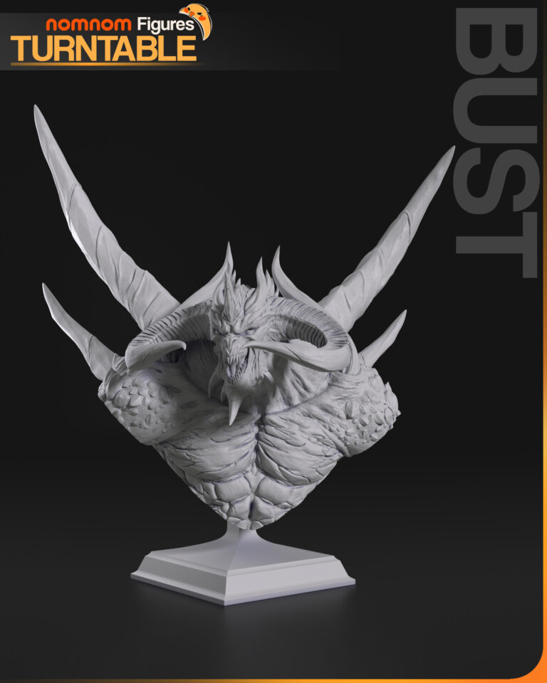 Dark Lord + Busto - Diablo - STL Files - STL Forge