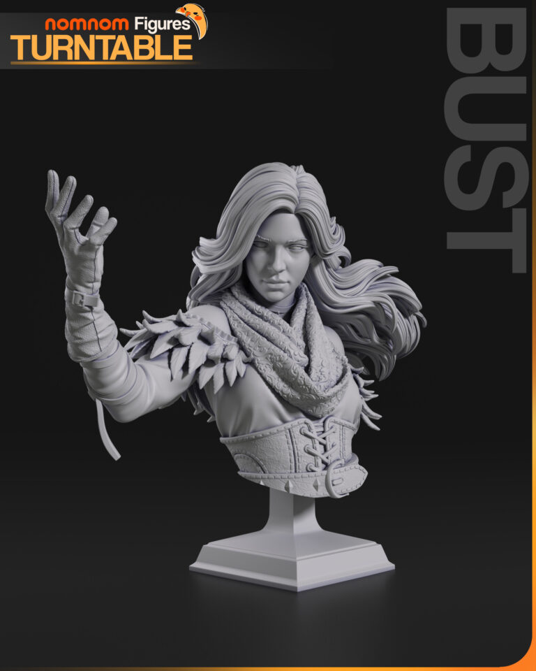 Yennefer de Vengerberg 2 + Bust - The Witcher - STL Files