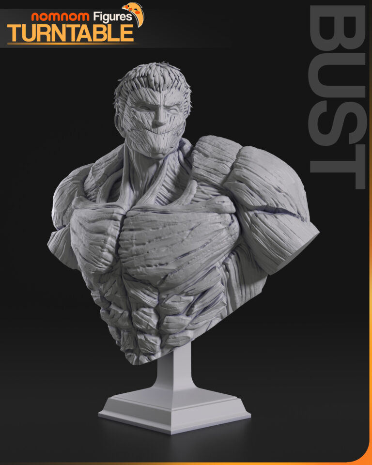 Titán Acorazado + Busto - Shingeki no Kyojin - STL Files