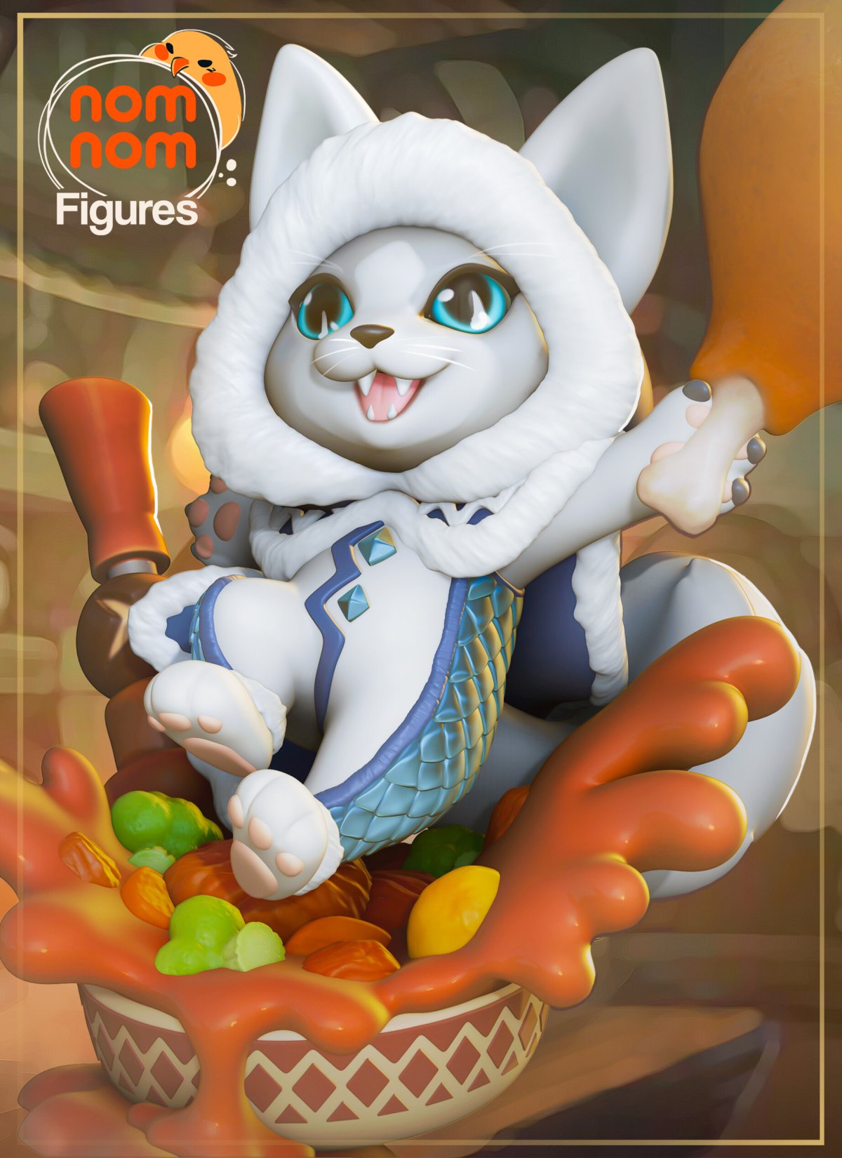 Palico Chibi Cuerpo completo