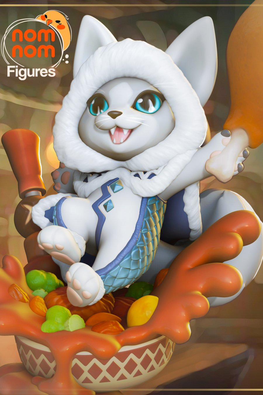 Palico Chibi Cuerpo completo