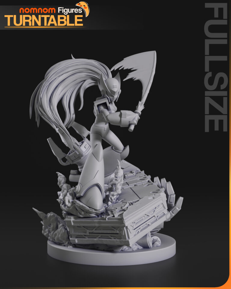 Zero + Busto - Mega Man - STL Files - STL Forge