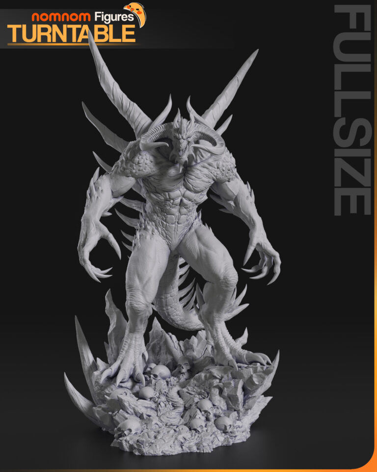 Dark Lord + Busto - Diablo - STL Files - STL Forge