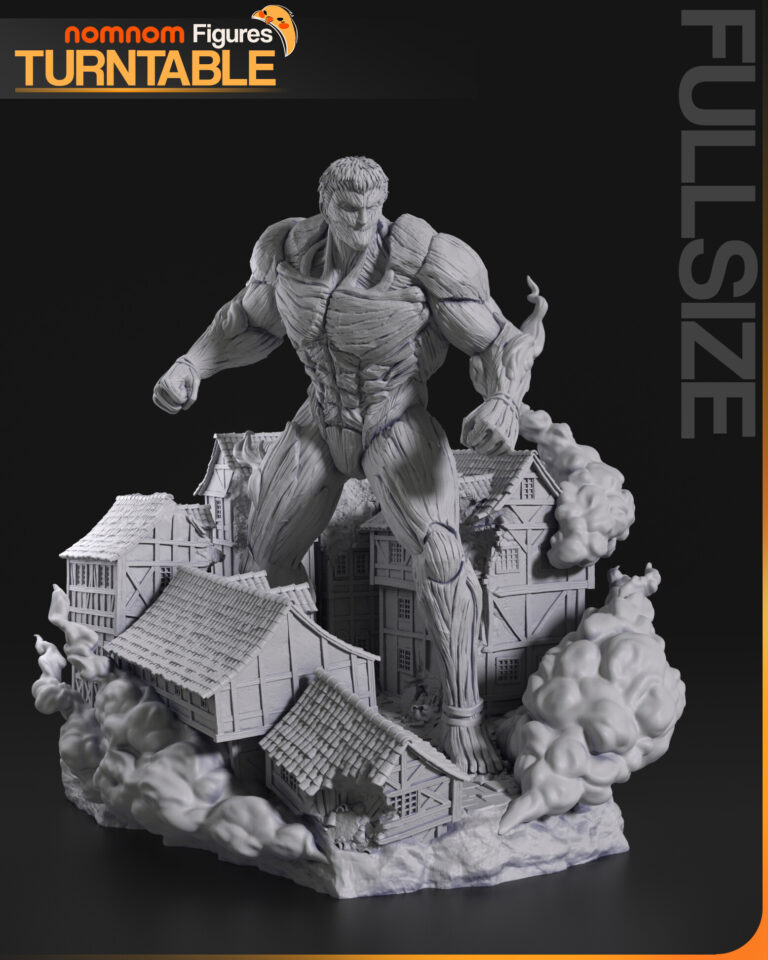 Titán Acorazado + Busto - Shingeki no Kyojin - STL Files