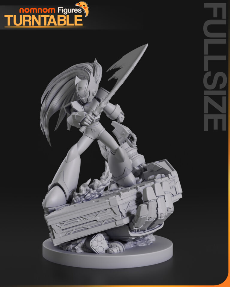 Zero + Busto - Mega Man - STL Files - STL Forge