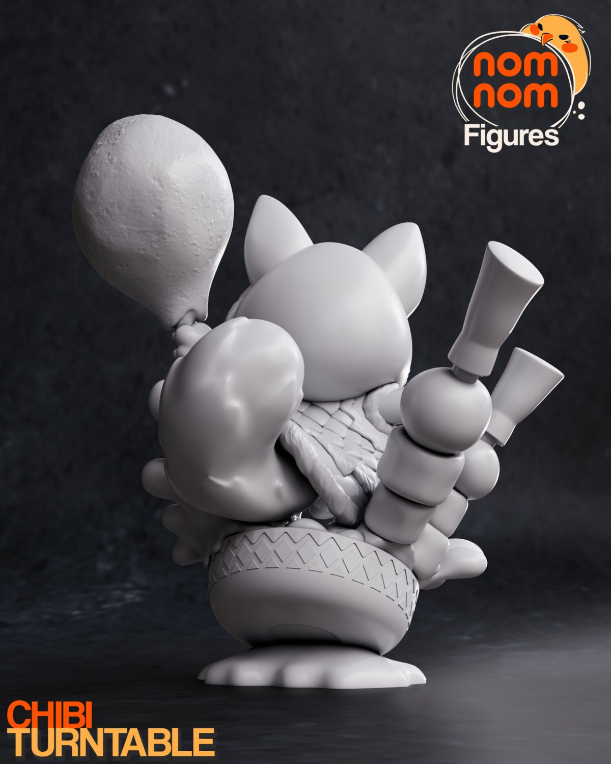 nomnom figures turntable back