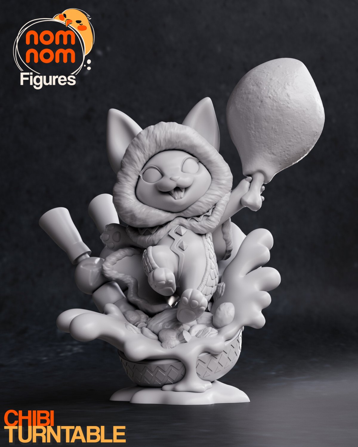 nomnom figures turntable front