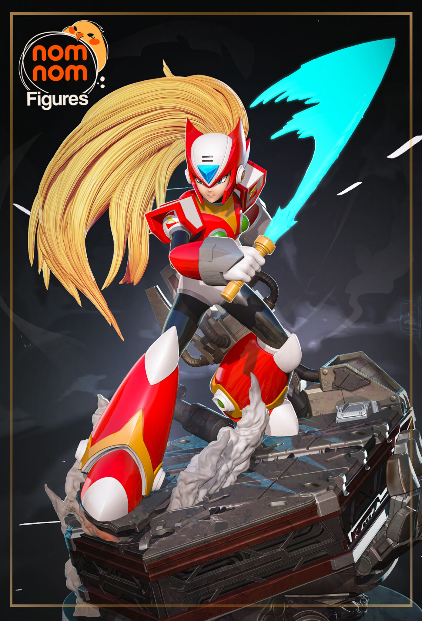 Zero + Busto - Mega Man - STL Files - STL Forge