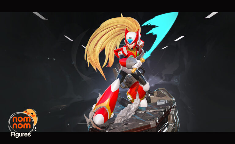 Zero + Busto - Mega Man - STL Files - STL Forge