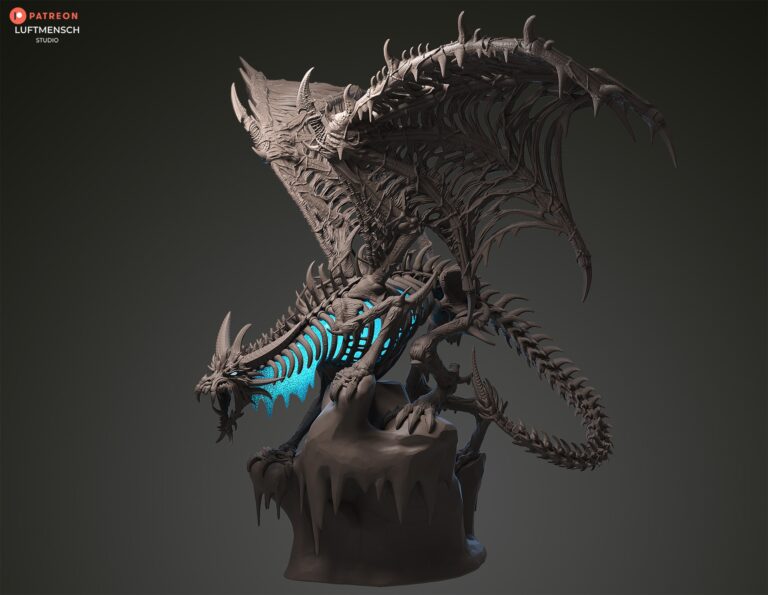 Sindragosa - Warcraft - STL Files - STL Forge