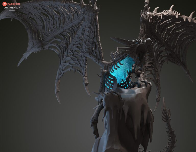Sindragosa - Warcraft - STL Files - STL Forge