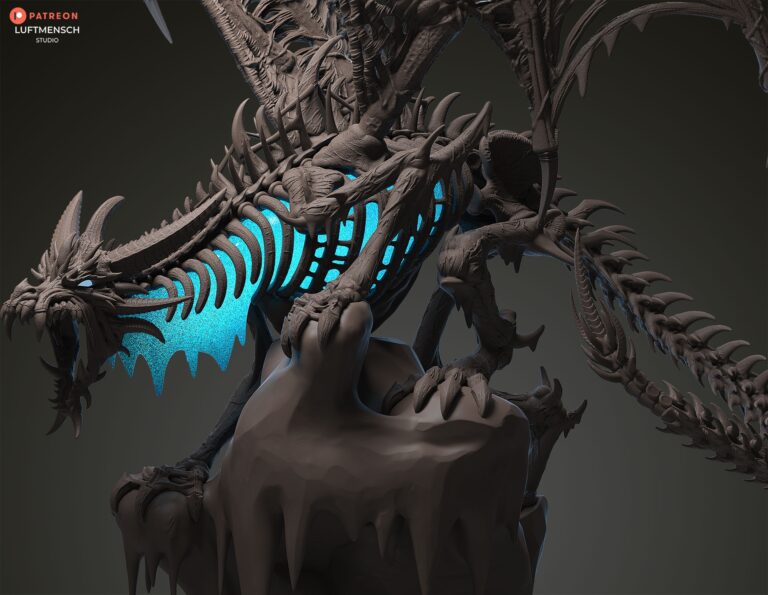 Sindragosa - Warcraft - STL Files - STL Forge