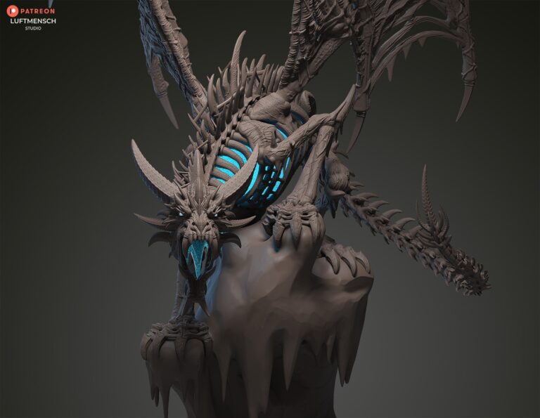 Sindragosa - Warcraft - STL Files - STL Forge