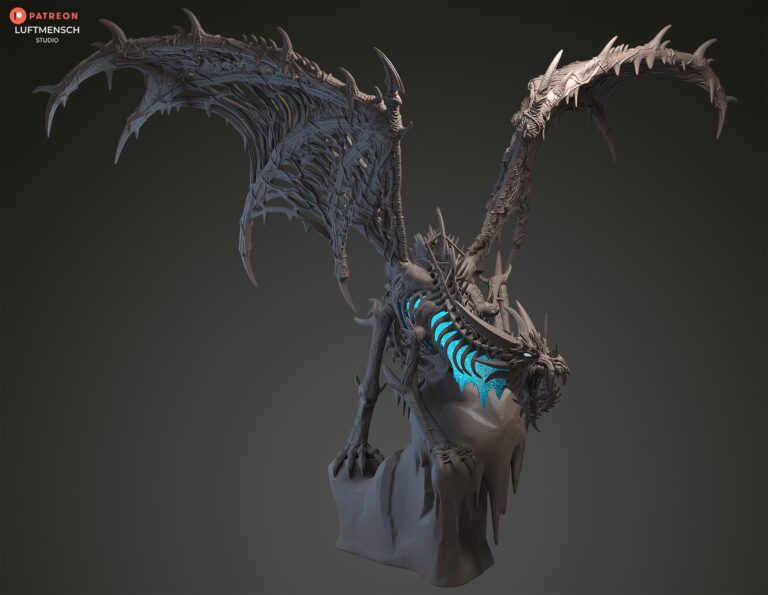 Sindragosa - Warcraft - STL Files - STL Forge