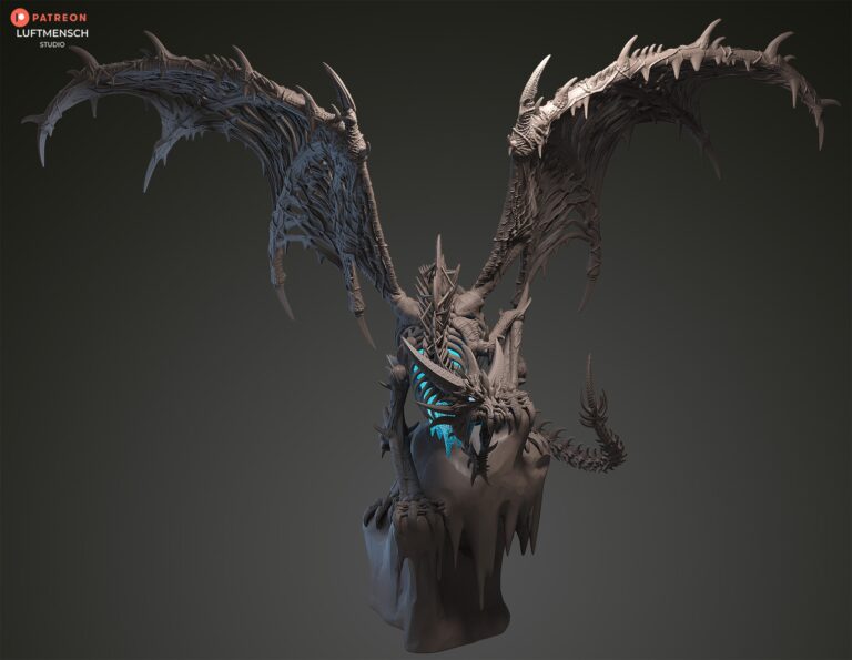 Sindragosa - Warcraft - STL Files - STL Forge