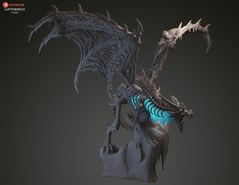 Sindragosa - Warcraft - STL Files - STL Forge