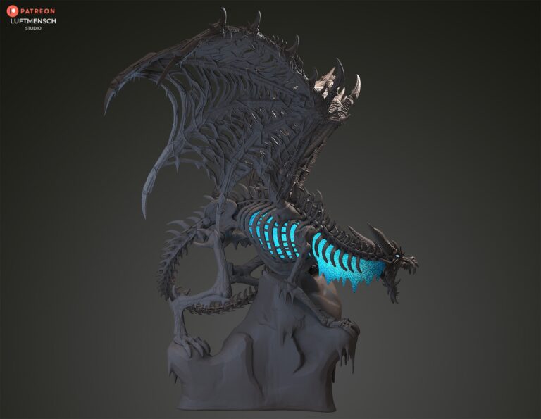 Sindragosa - Warcraft - STL Files - STL Forge