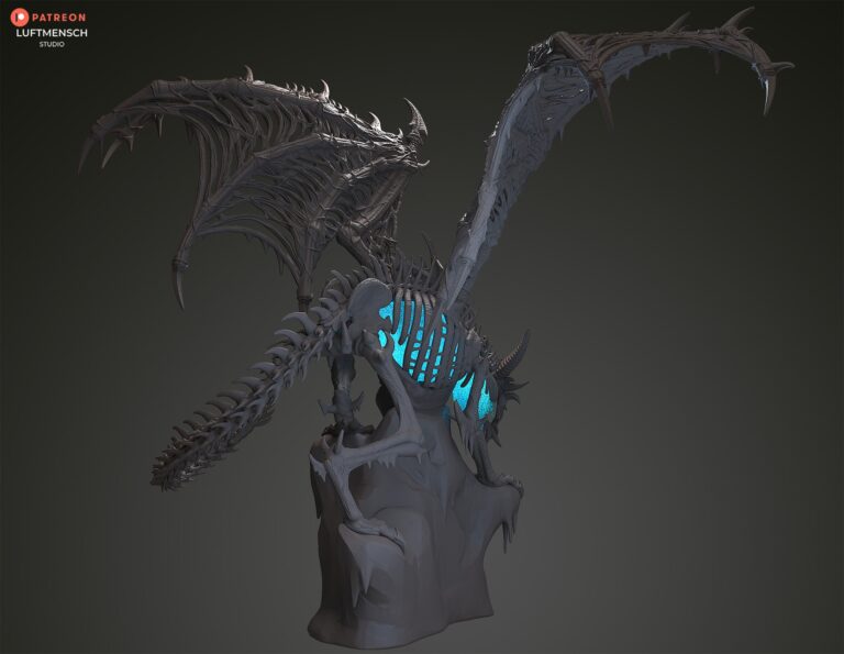 Sindragosa - Warcraft - STL Files - STL Forge