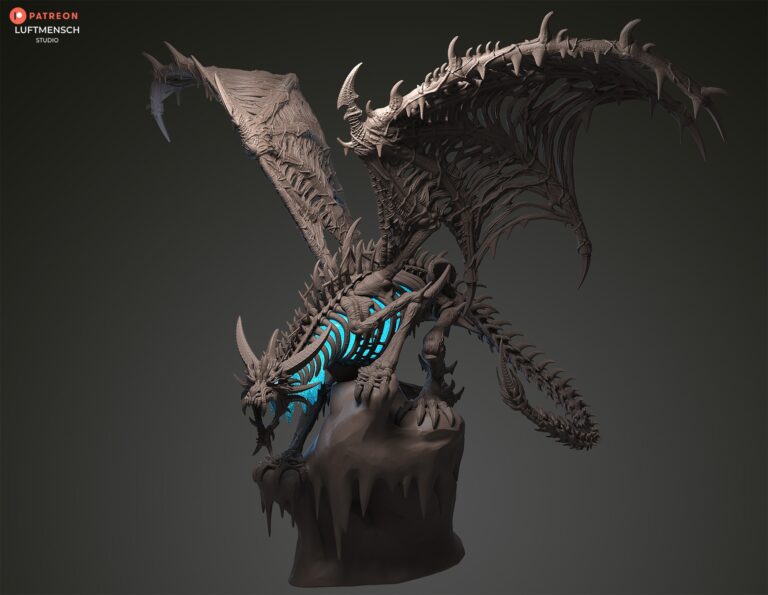 Sindragosa - Warcraft - STL Files - STL Forge
