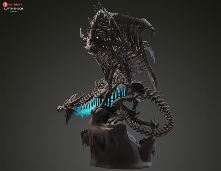 Sindragosa - Warcraft - STL Files - STL Forge