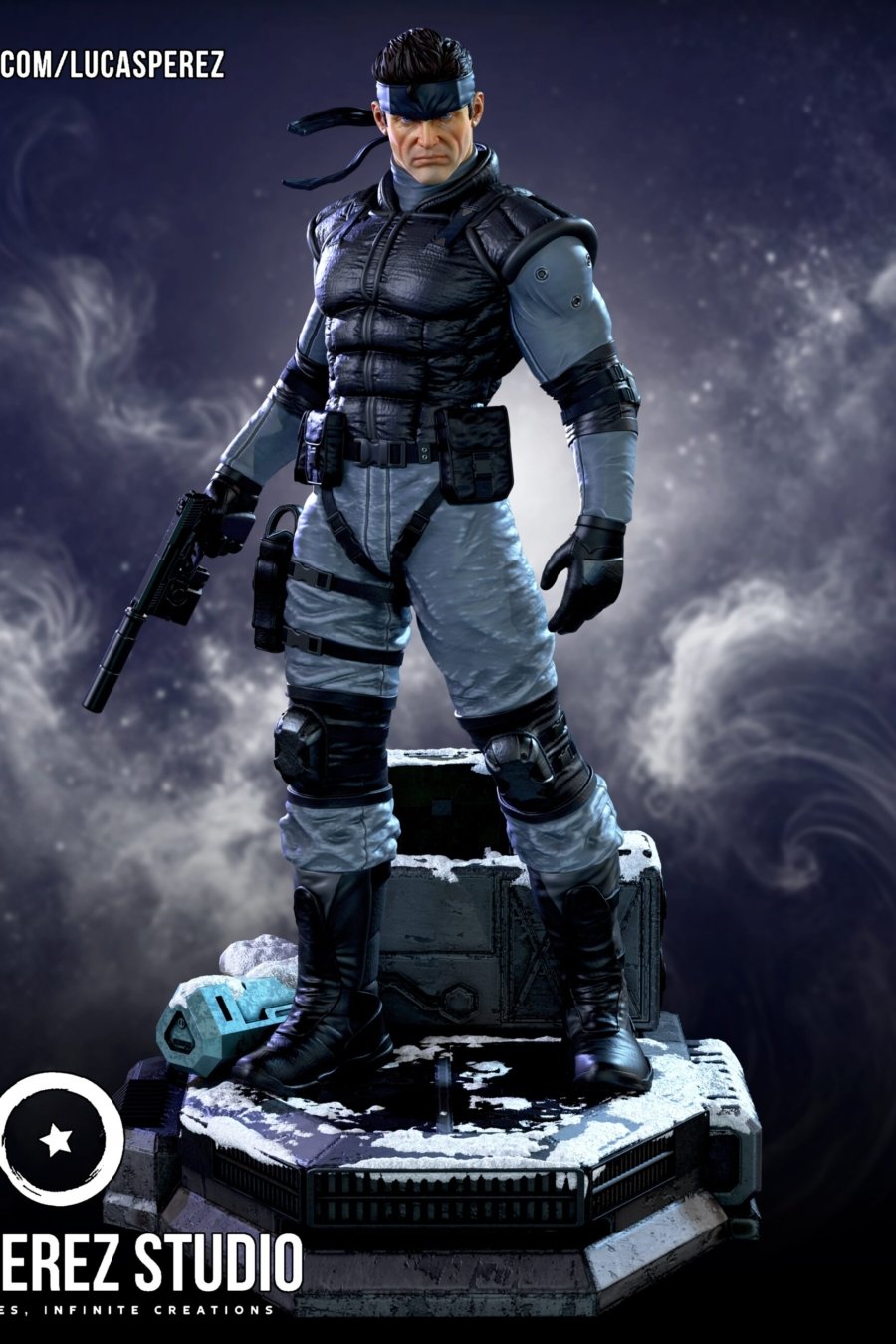 Solid Snake cuerpo completo