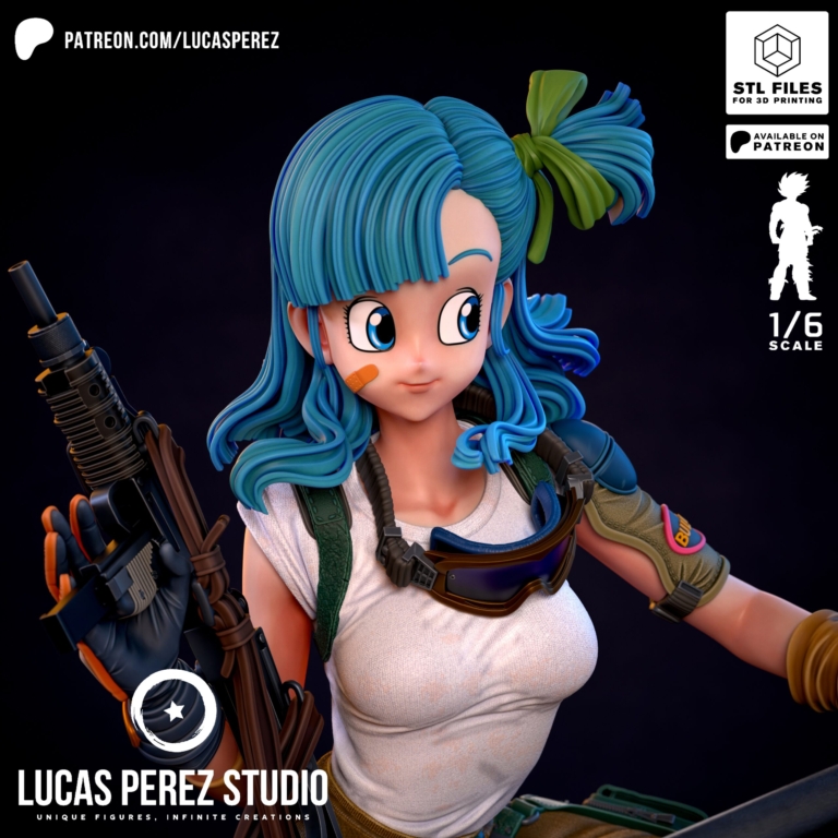 Bulma Adolescente - Dragon Ball - STL Files - STL Forge