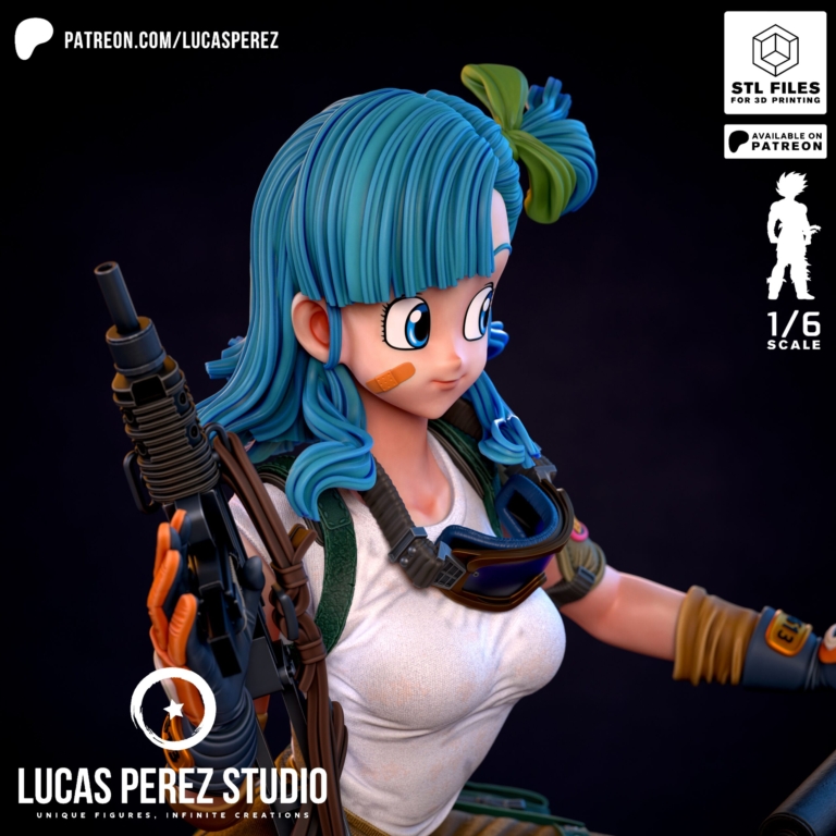 Bulma Adolescente - Dragon Ball - STL Files - STL Forge