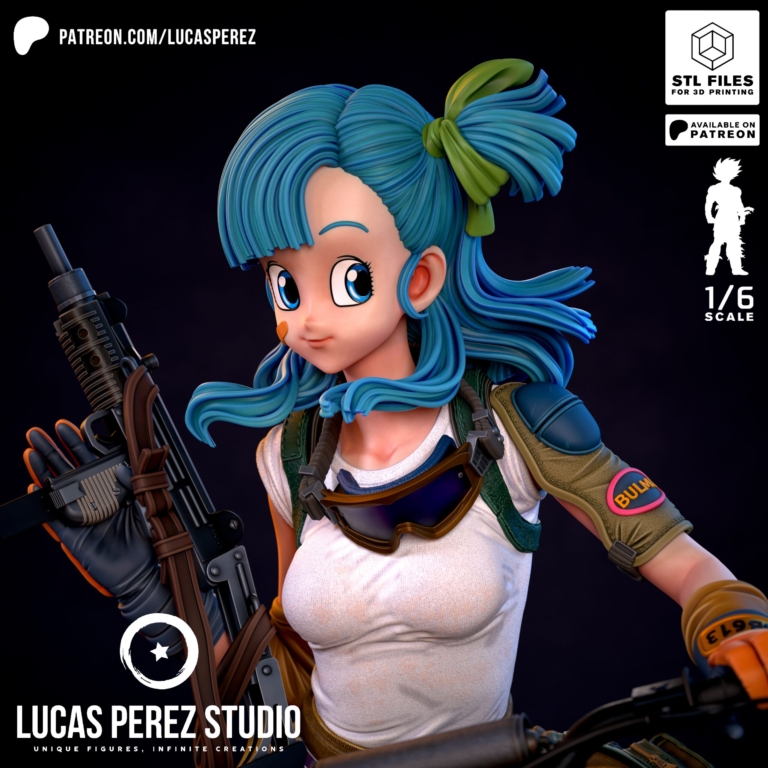 Bulma Adolescente - Dragon Ball - STL Files - STL Forge