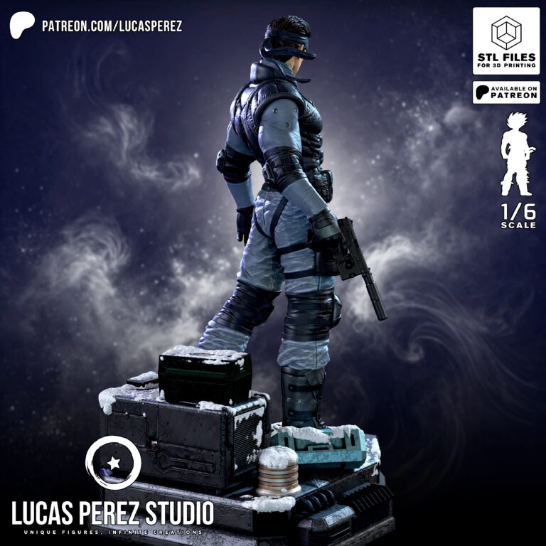 Solid Snake - Metal Gear - STL Files - STL Forge