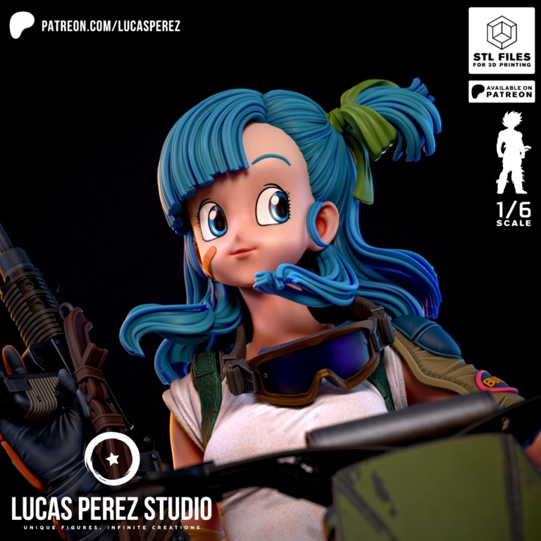 Bulma Adolescente - Dragon Ball - STL Files - STL Forge