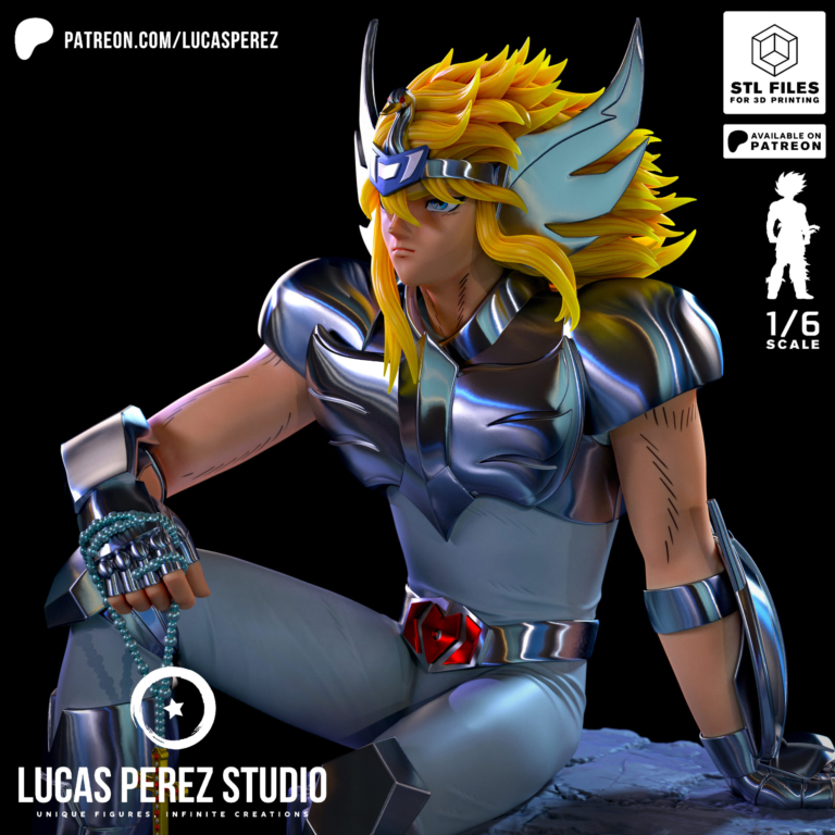 Hyoga de Cisne - Saint Seiya - STL Files - STL Forge