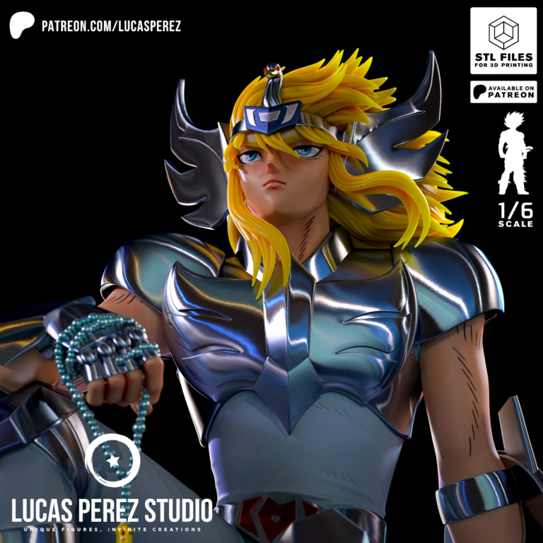 Hyoga de Cisne - Saint Seiya - STL Files - STL Forge