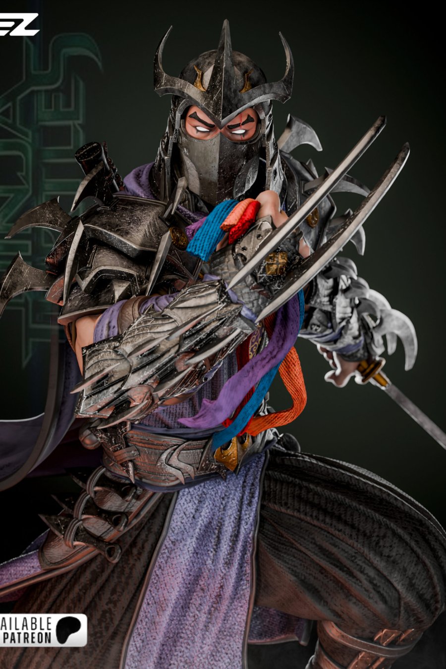 Shredder de cerca