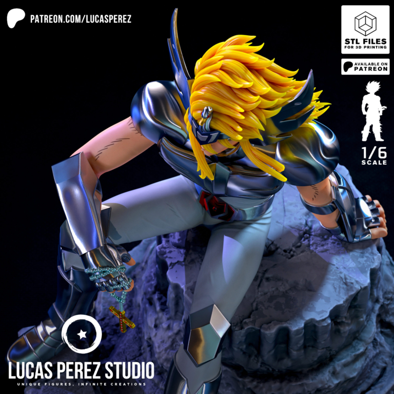 Hyoga de Cisne - Saint Seiya - STL Files - STL Forge