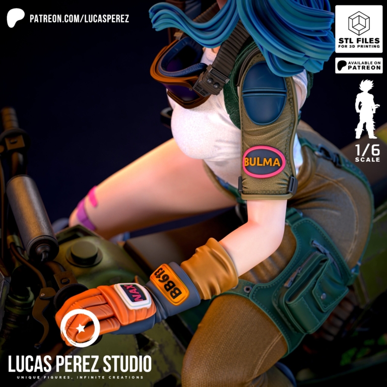 Bulma Adolescente - Dragon Ball - STL Files - STL Forge
