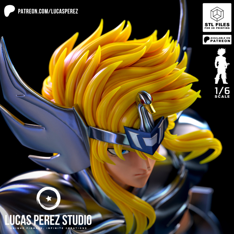 Hyoga de Cisne - Saint Seiya - STL Files - STL Forge