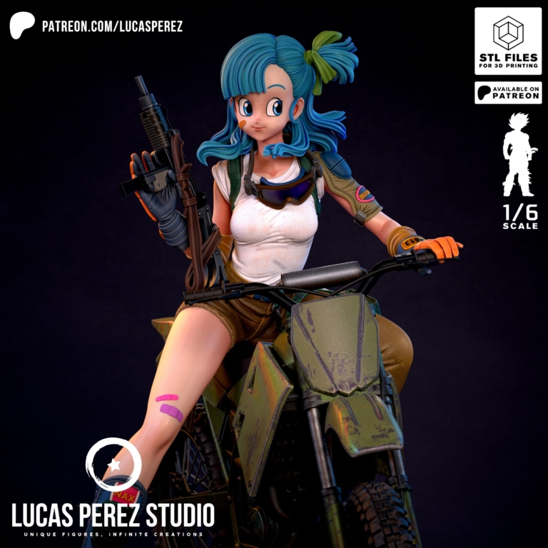 Bulma Adolescente - Dragon Ball - STL Files - STL Forge