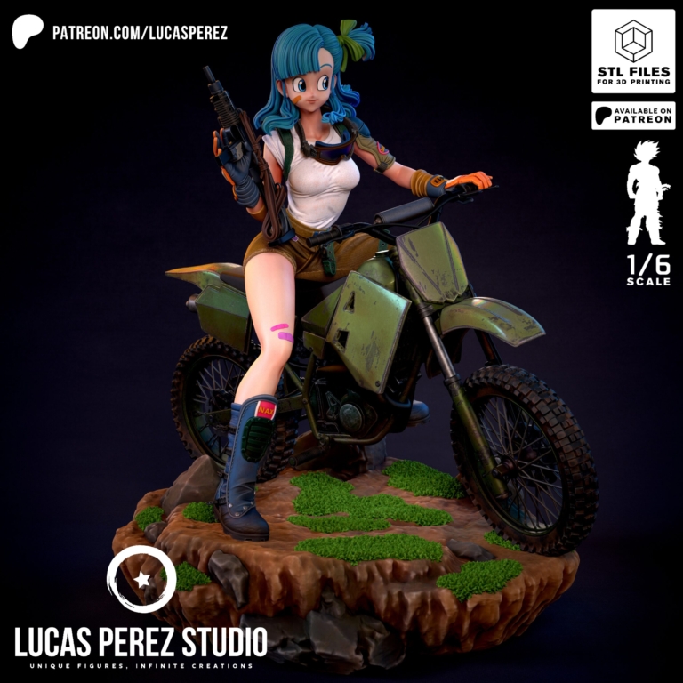 Bulma Adolescente - Dragon Ball - STL Files - STL Forge