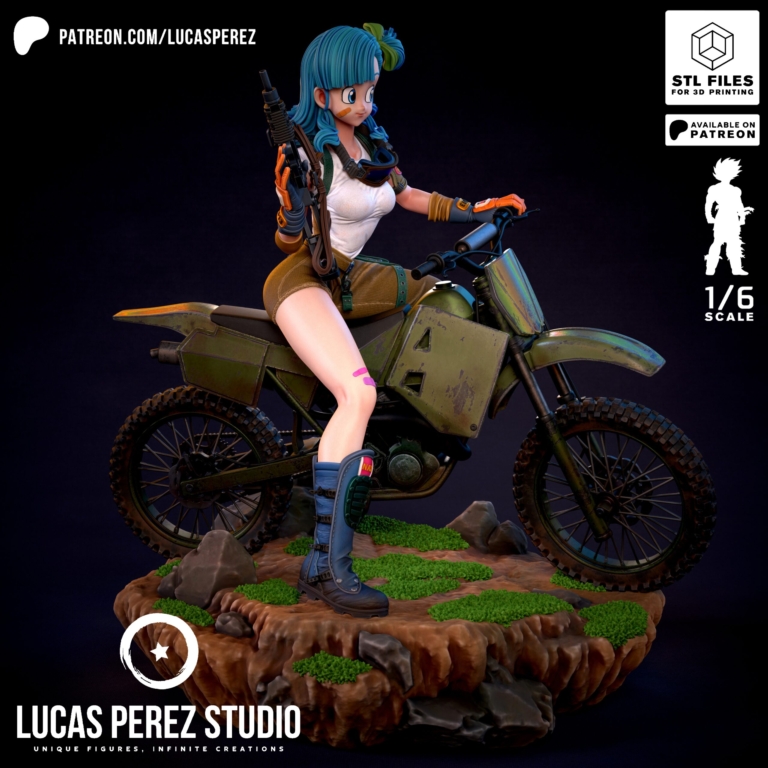 Bulma Adolescente - Dragon Ball - STL Files - STL Forge