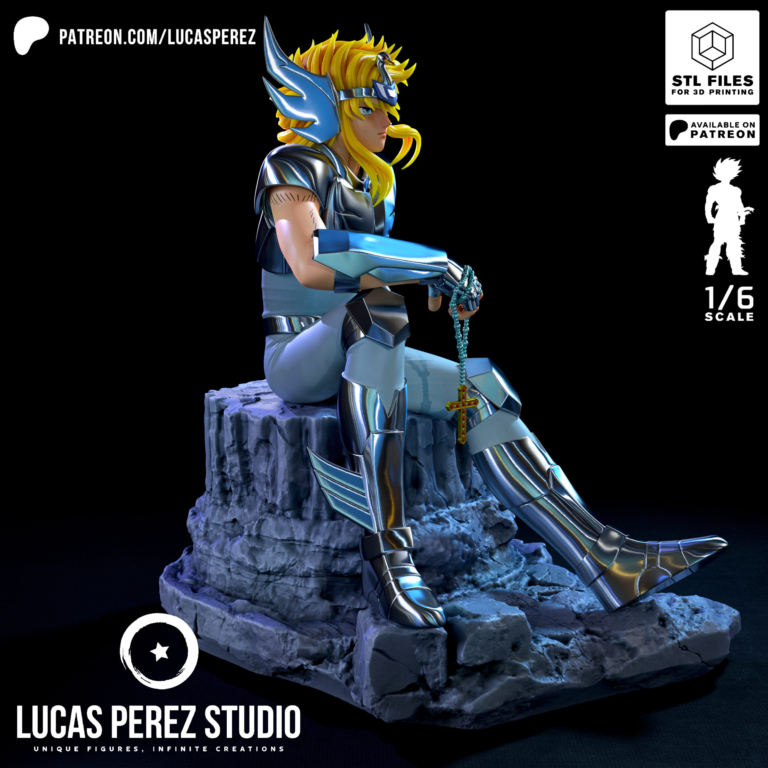 Hyoga de Cisne - Saint Seiya - STL Files - STL Forge